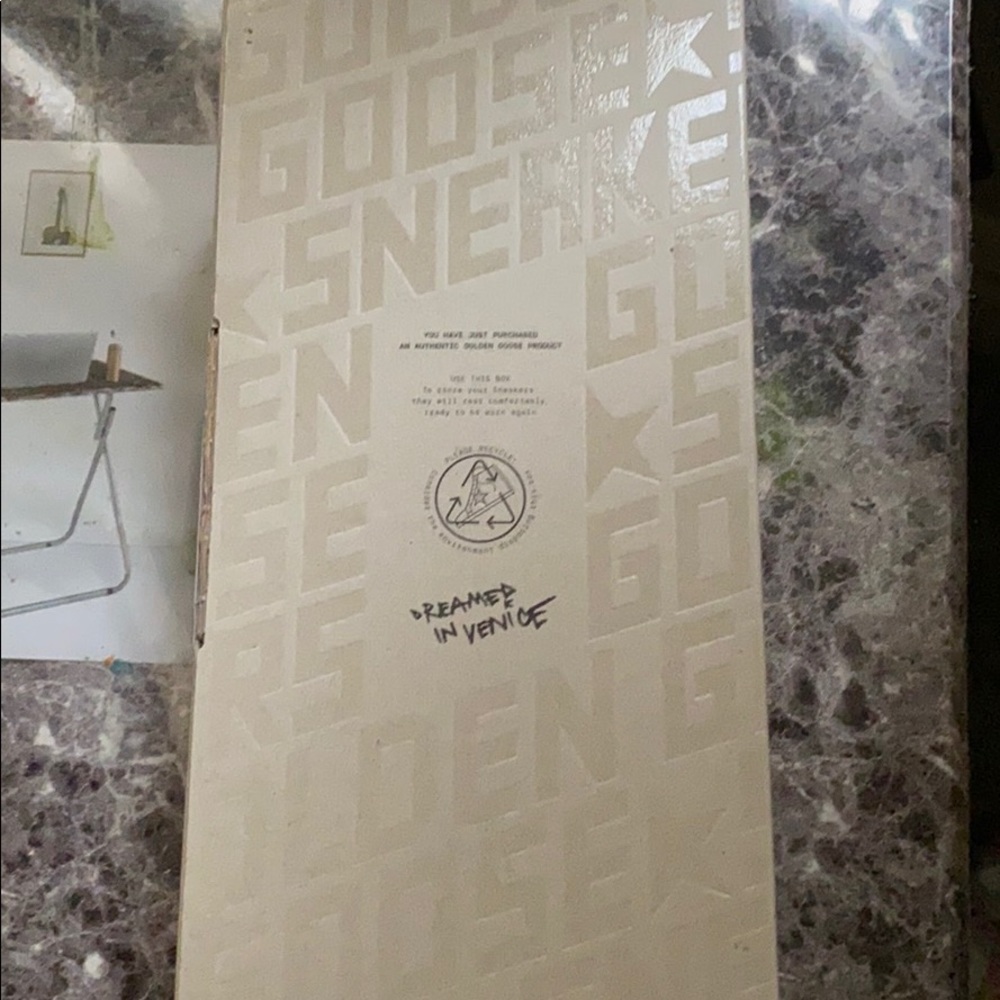 Golden goose converse box